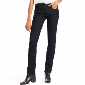 Levi’s 505 Jeans Straight Leg Black Medium Rise Size 8